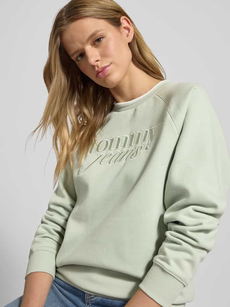 Tommy Jeans Oversized sweatshirt van katoenmix