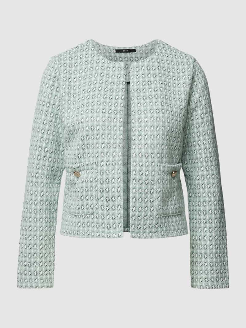 Zero Blazer met all-over motief