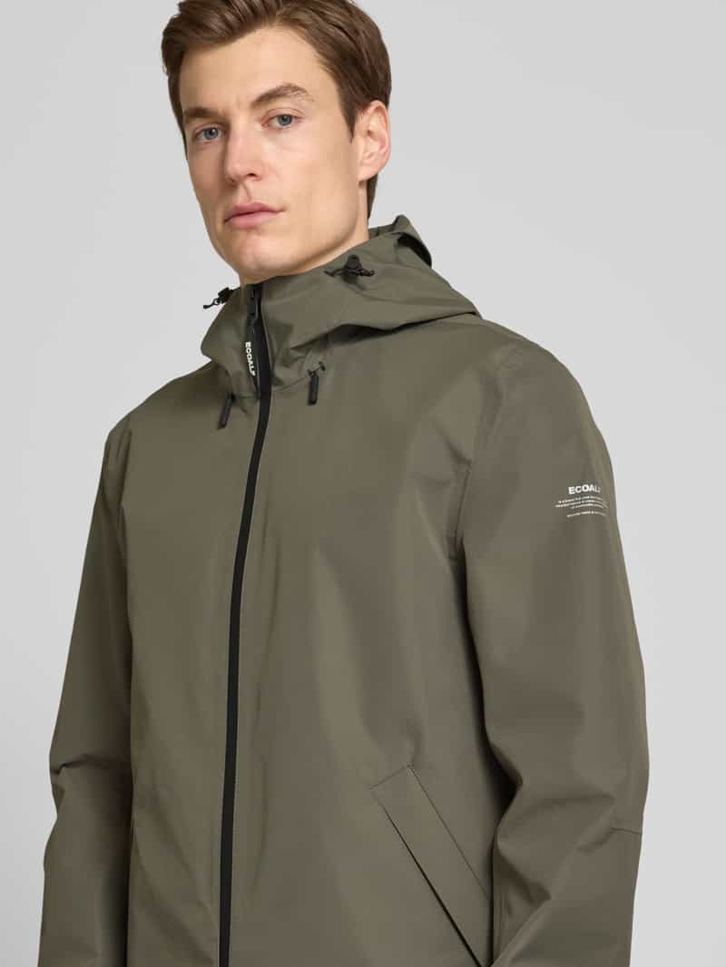ECOALF Lange jas met tweewegsritssluiting model 'VENUEALF'