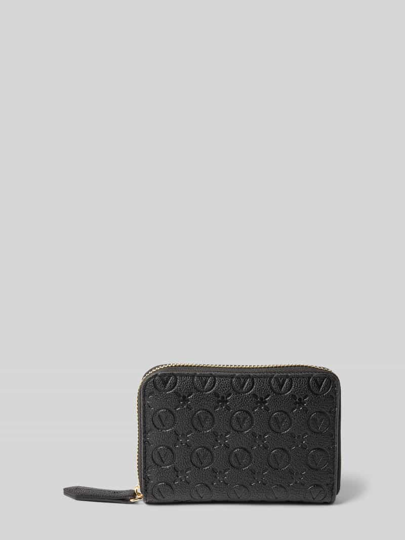 VALENTINO BAGS Portemonnee met all-over reliëflogo model 'Samba'