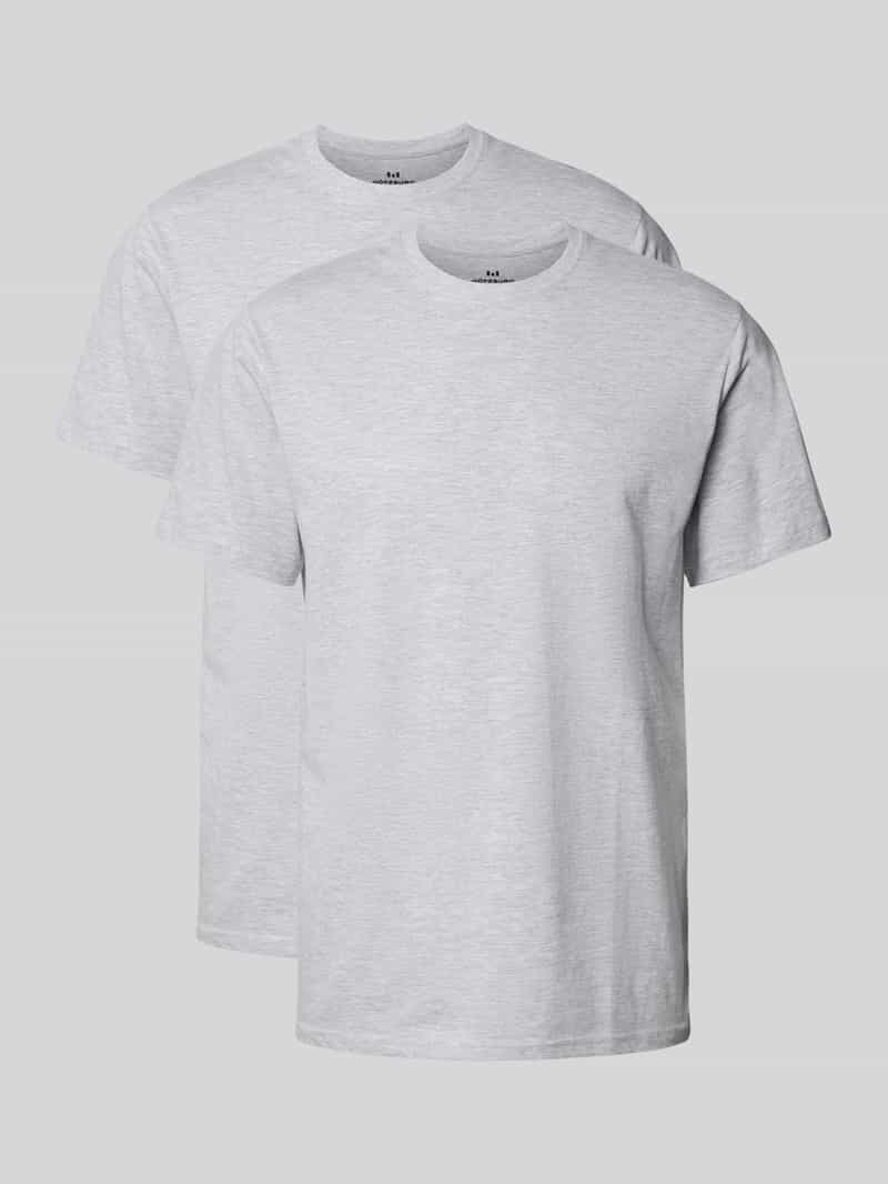 T-shirt van puur katoen in een set van 2 stuks