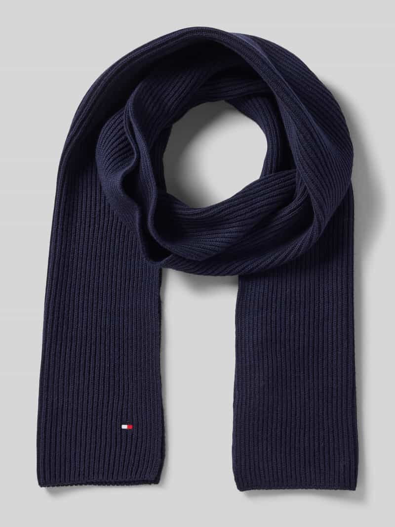 Tommy Hilfiger Sjaal van een mix van kasjmier en katoen