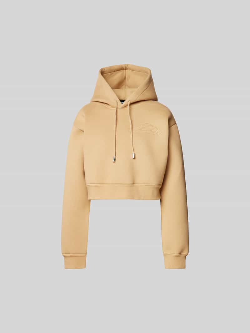 kort hoodie met capuchon