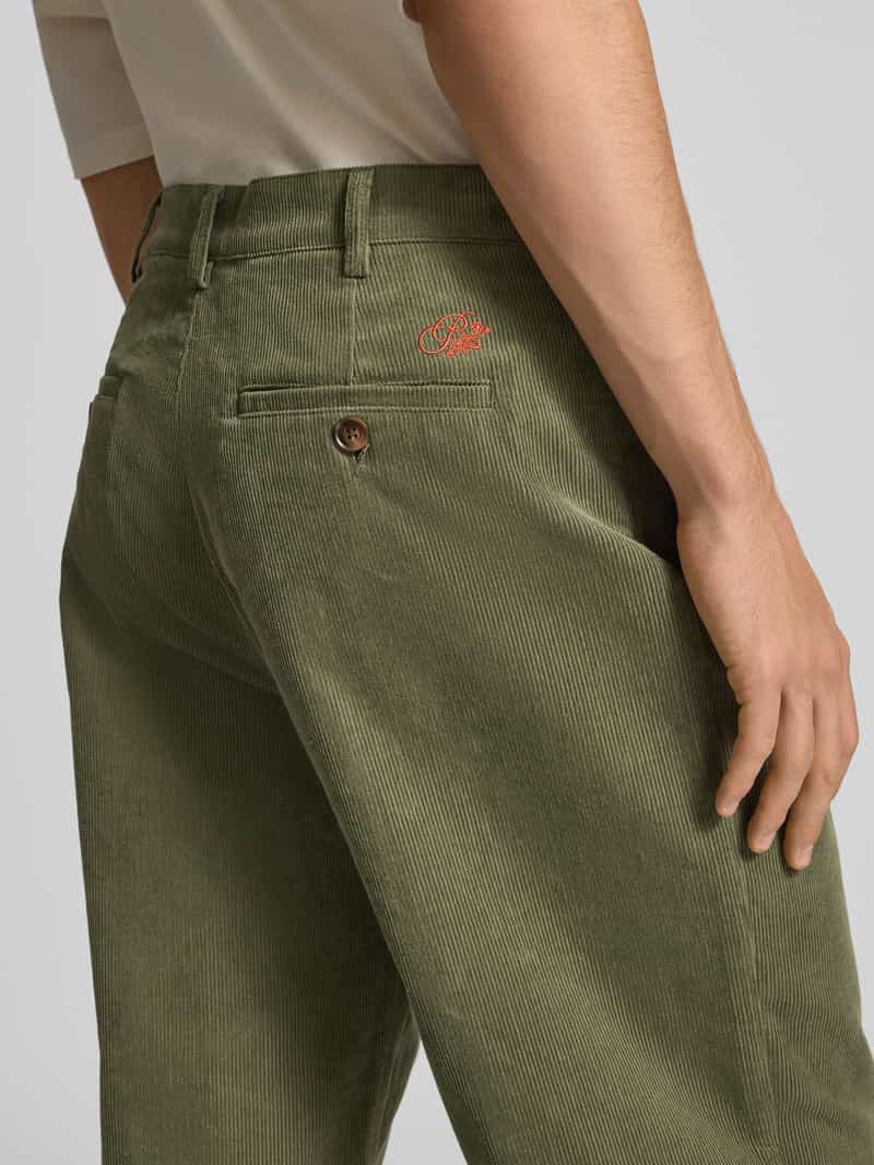 PROHIBITED Stoffen broek met achterzakken