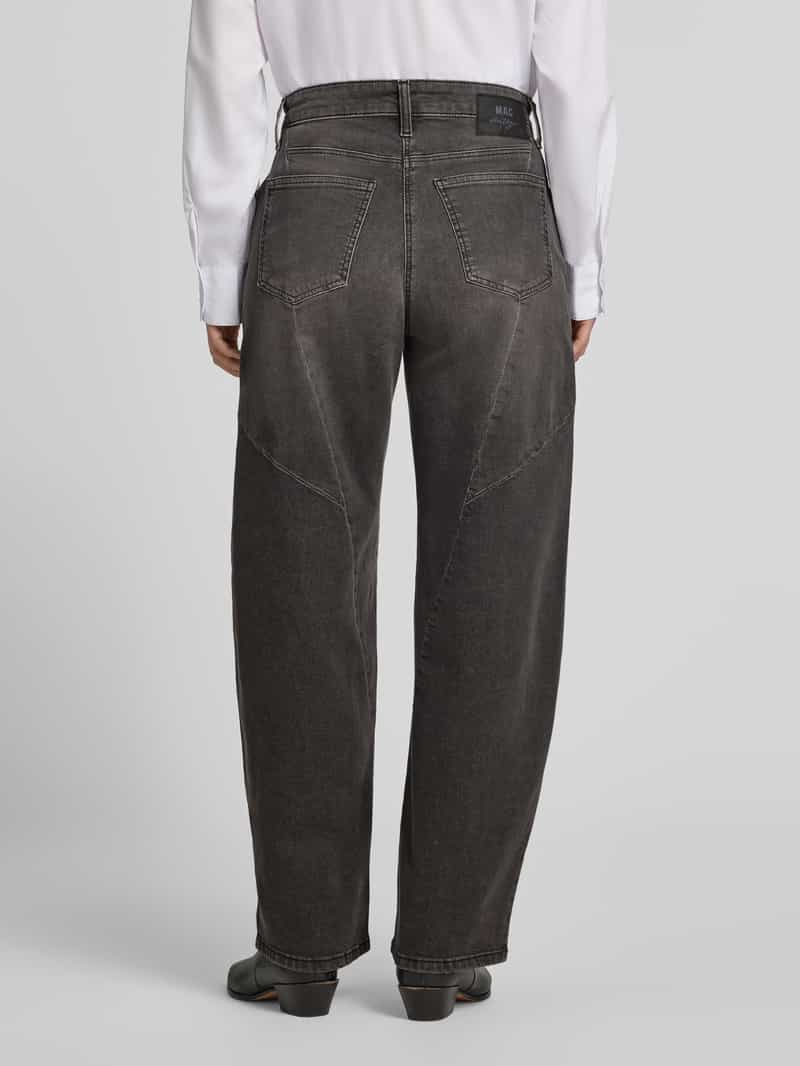 MAC barrel fit broek van katoenmix model 'Dakota Barrel Seam'