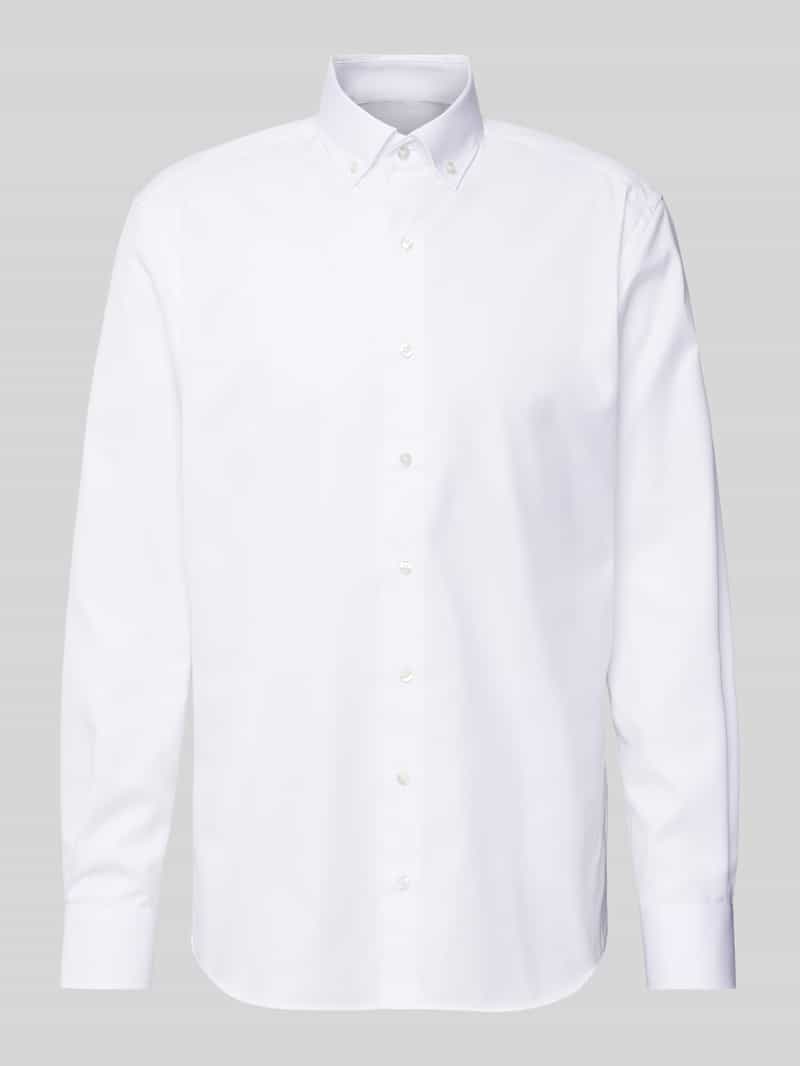 Eterna Modern fit zakelijk overhemd met button-downkraag