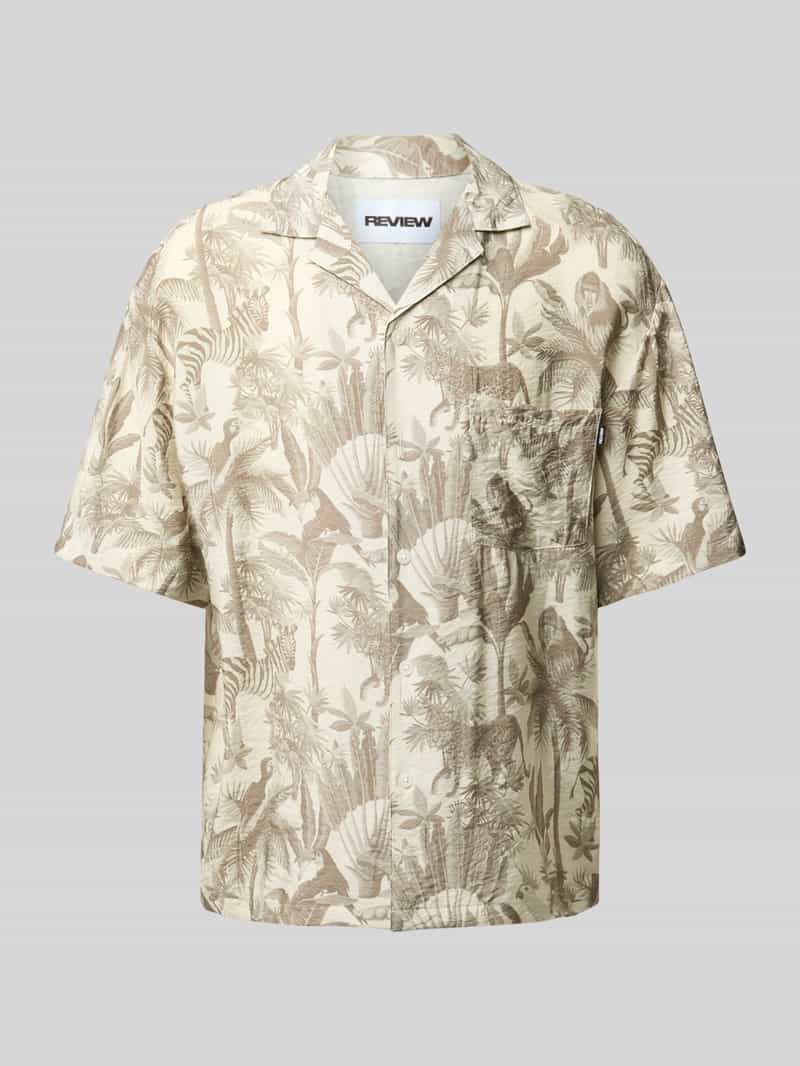 Loose Fit Hawaïshirt met knoopsluiting