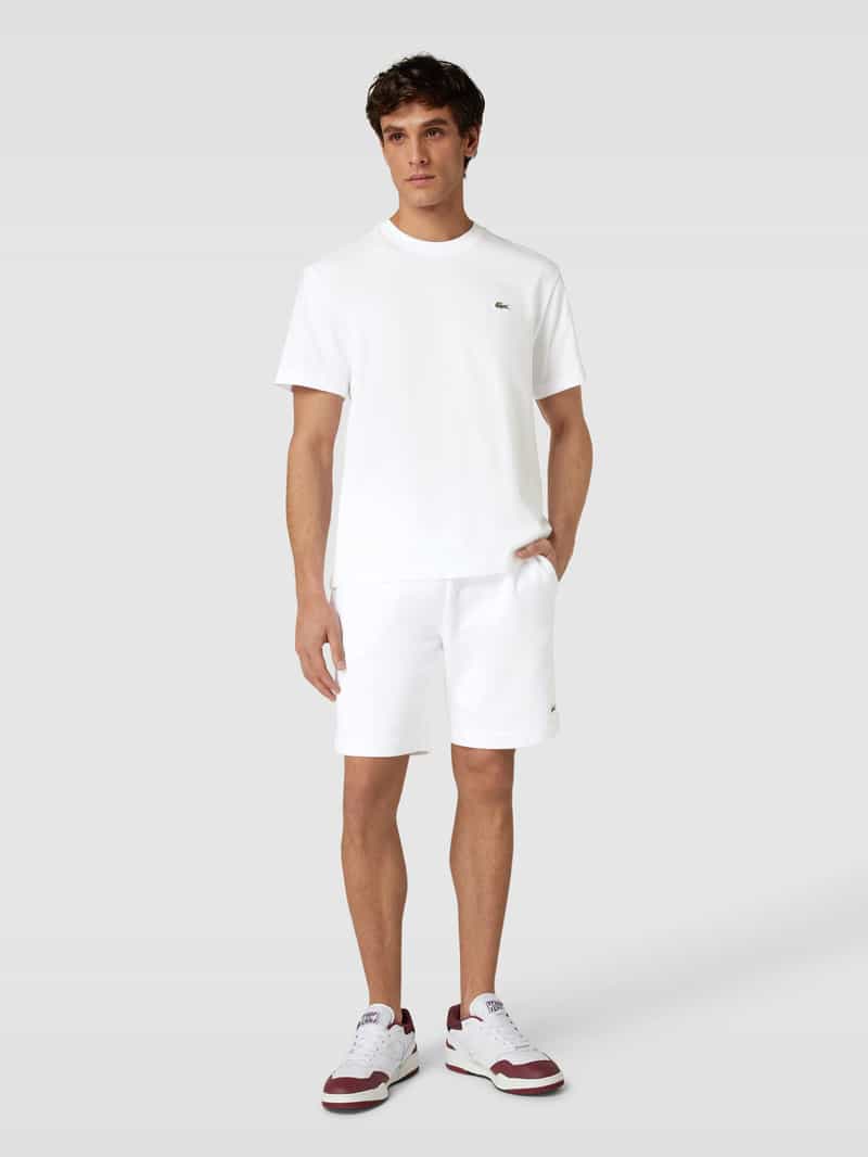 Lacoste classic fit T-shirt wit, foto 8