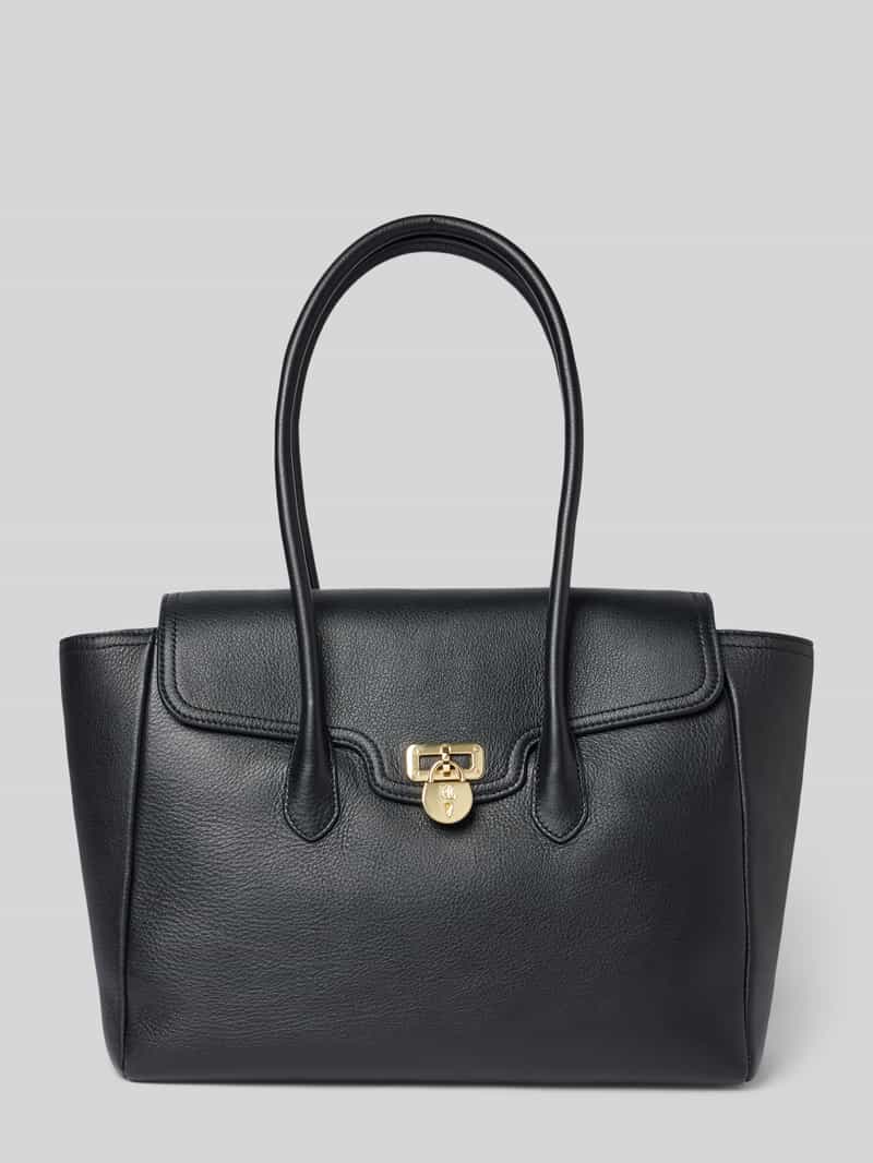 Lauren Ralph Lauren Leren handtas met labelhanger