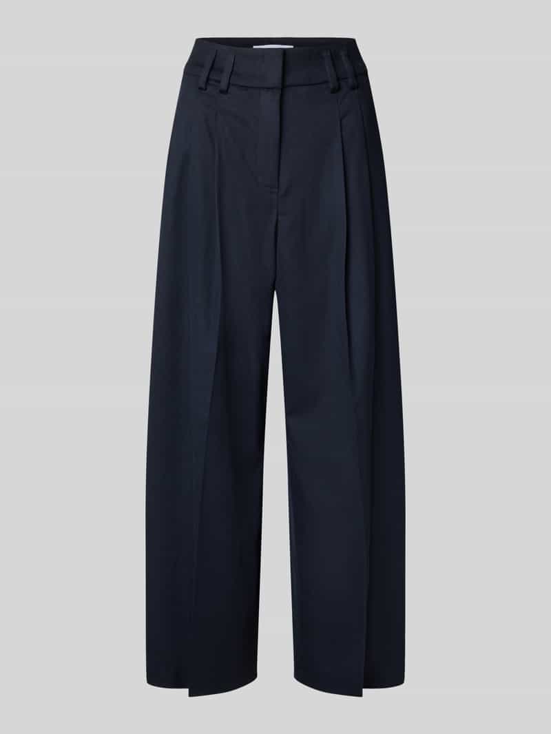RAFFAELLO ROSSI Balloon fit stoffen broek met verkorte pasvorm model 'MAYLA'