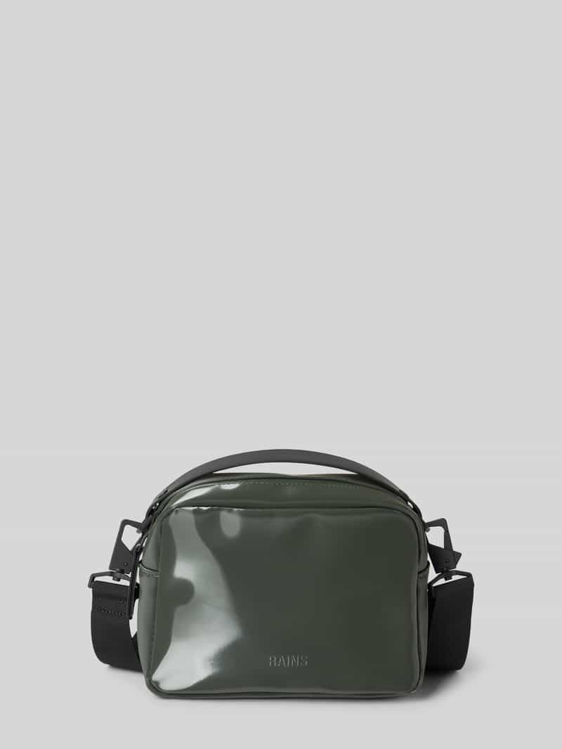 Crossbodytas met logoreliëf model 'Box'