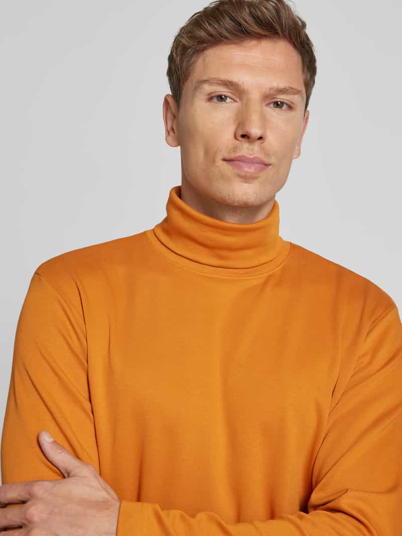 Tom Tailor Regular fit shirt met lange mouwen van katoenmix met col