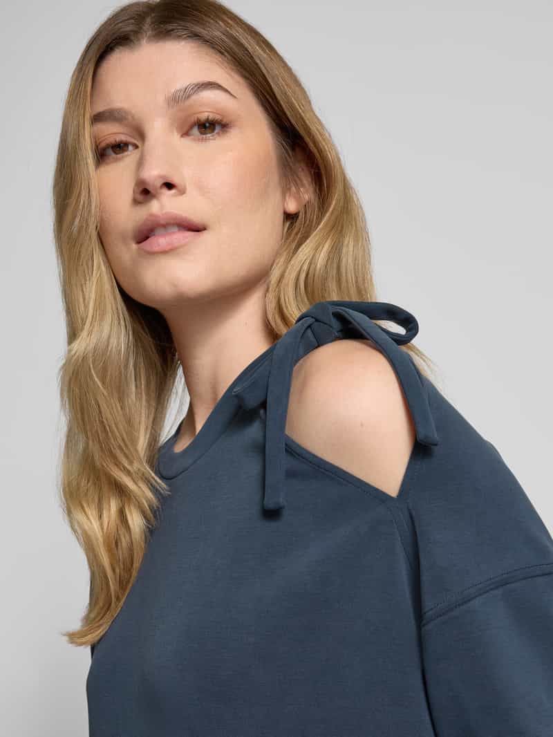 Boss Orange Sweatshirt met strikdetail model 'Eslita'