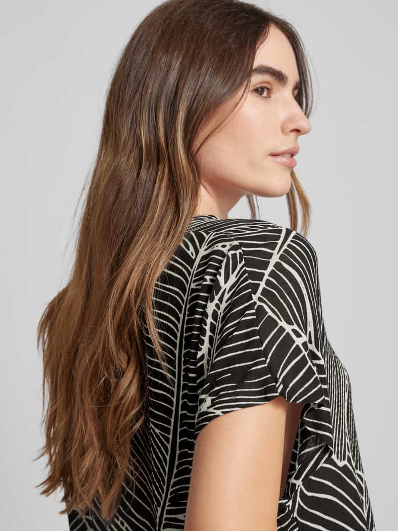 Kaffe Blouseshirt met ronde hals model 'amber'