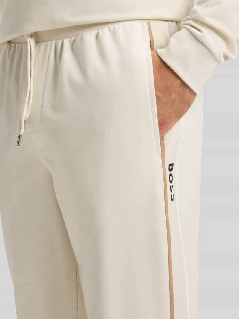 Boss Regular fit joggingbroek van puur katoen