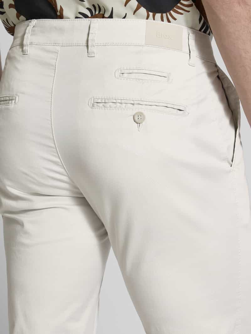 BRAX Regular fit chino met structuurmotief model 'FABIO'