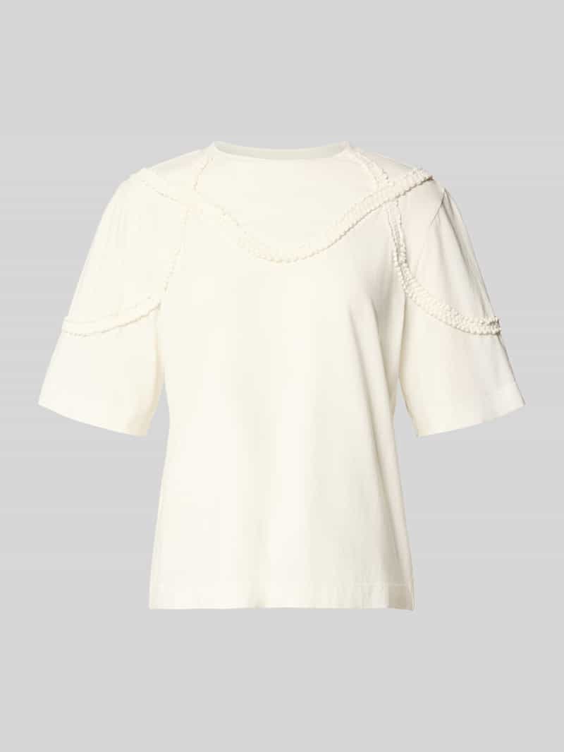 YAS Relaxed fit T-shirt met ronde hals model 'BRAIDA'