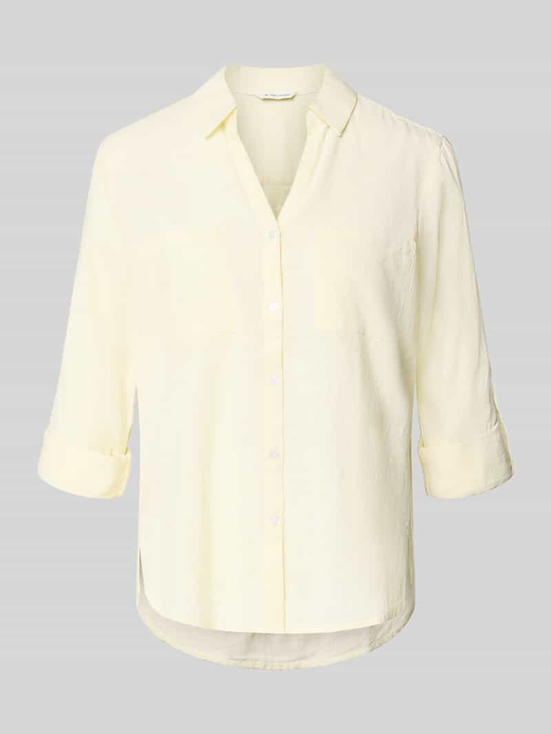 Regular fit overhemdblouse van puur katoen
