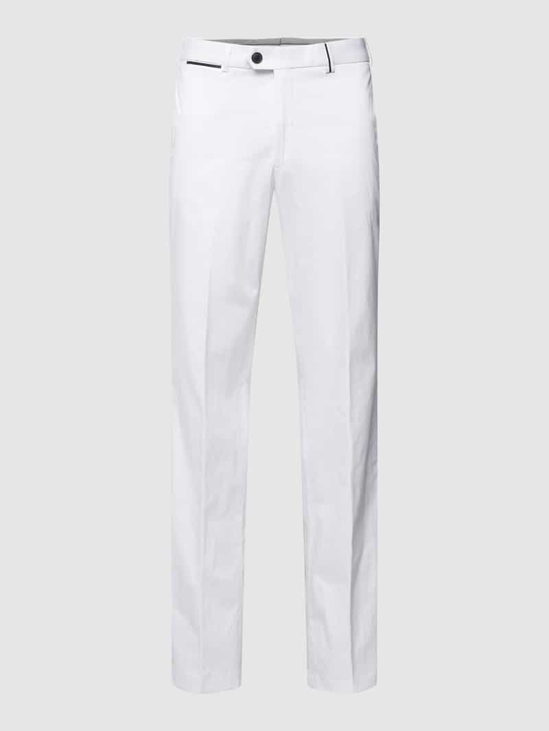 Hiltl Slim fit broek met persplooien, model 'PEAKER'