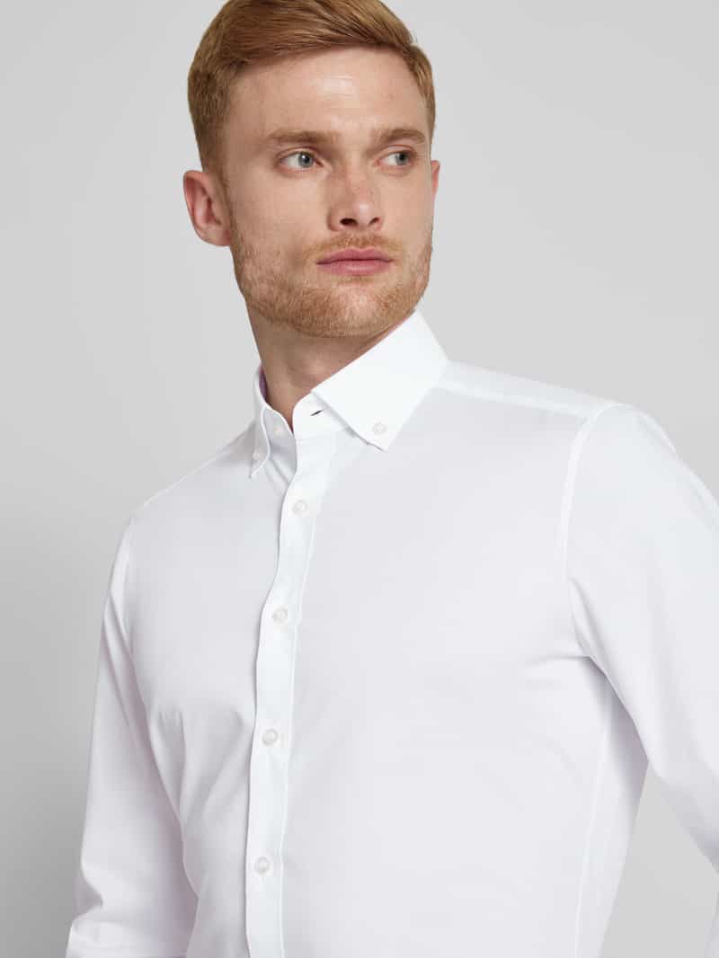 OLYMP Level Five Slim fit zakelijk overhemd met kentkraag