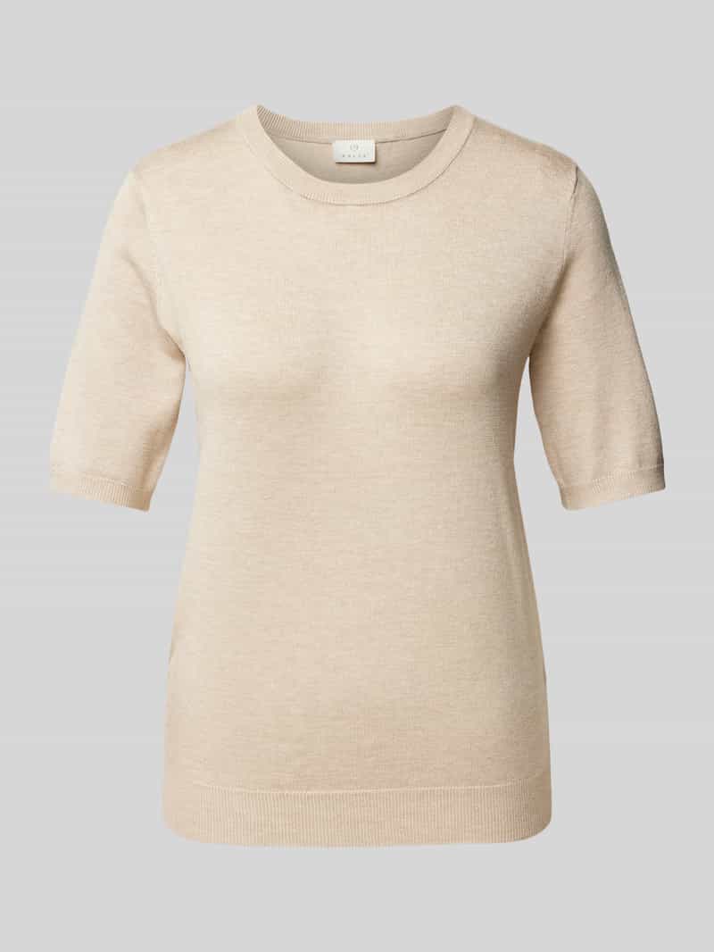 Kaffe Gebreide pullover met 1 2-mouwen model 'lizza'
