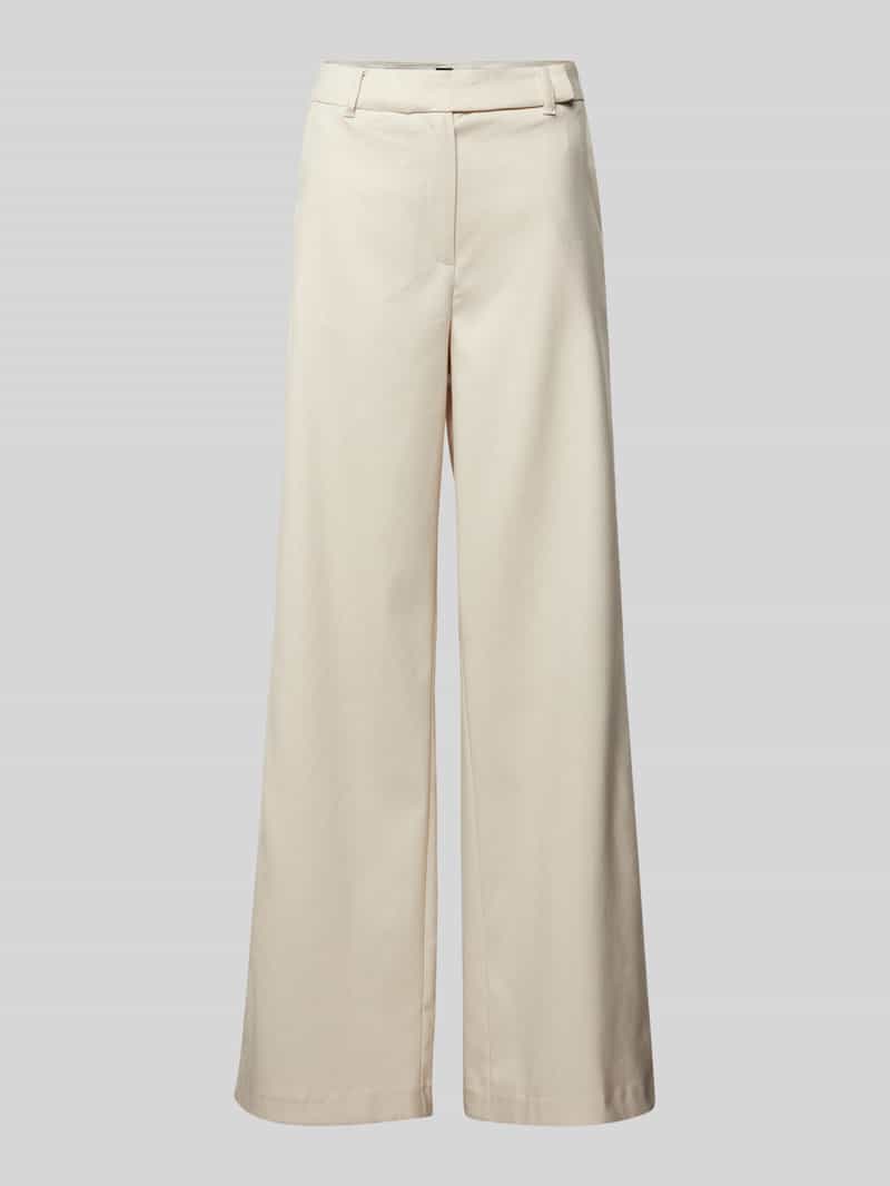 Stefanel Stoffen broek met brede band