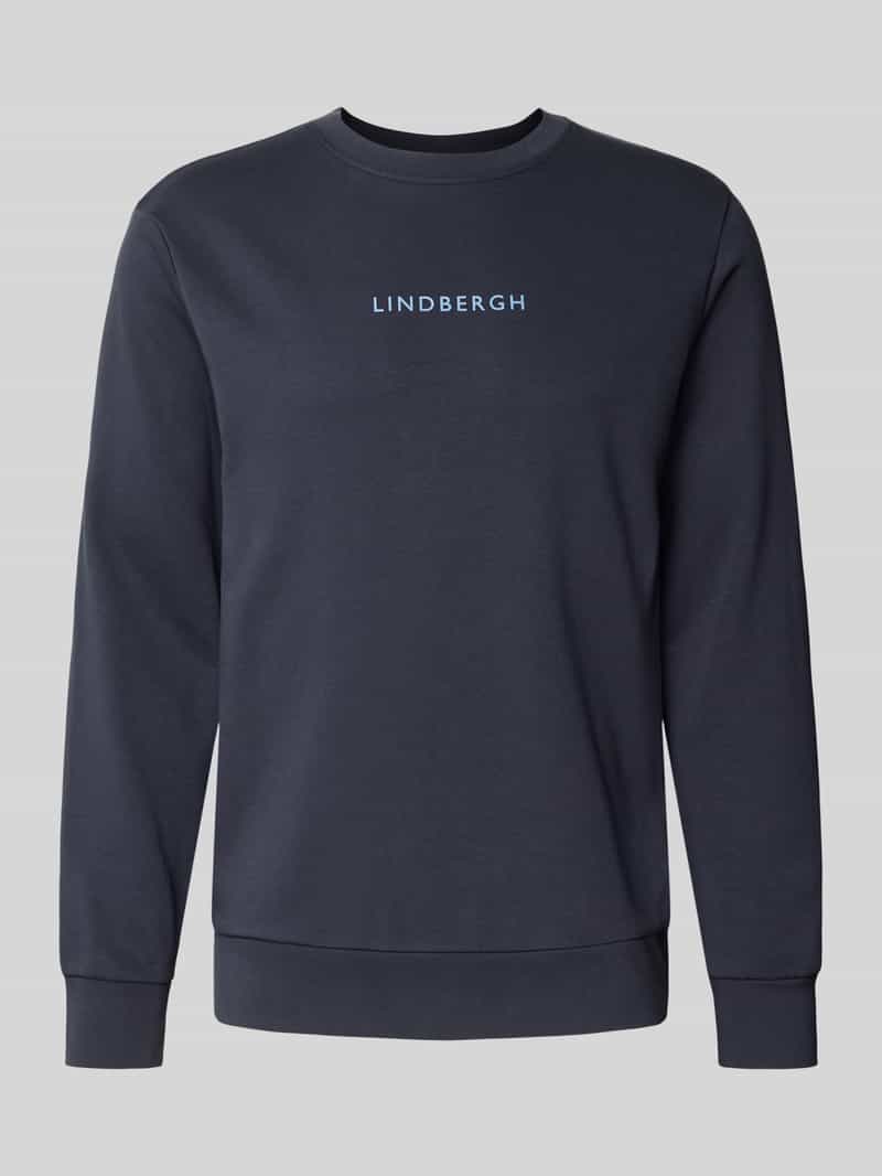 lindbergh Sweatshirt met ronde hals en logoprint