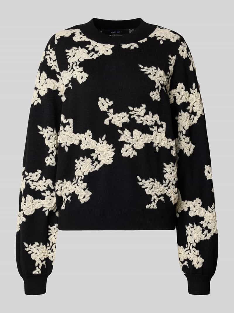 Vero Moda Regular fit gebreide pullover van viscosemix model 'NANCY'