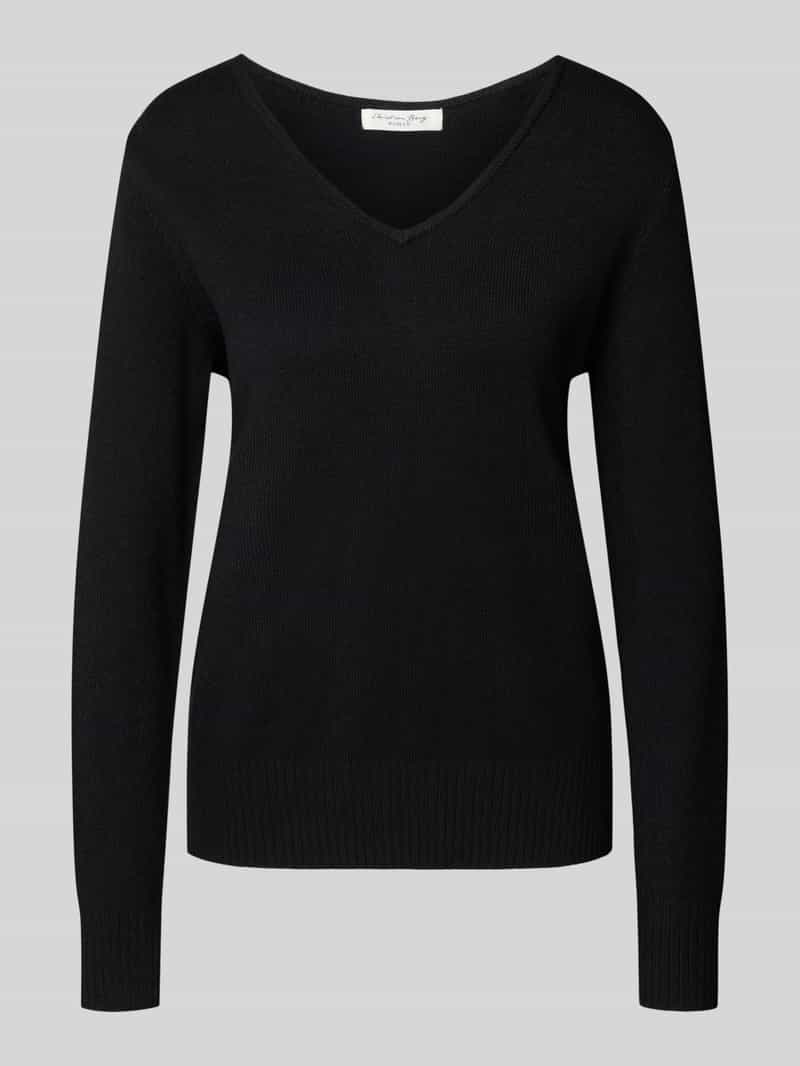 Christian Berg Woman Regular fit shirt van lange mouwen van viscosemix in gebreide look