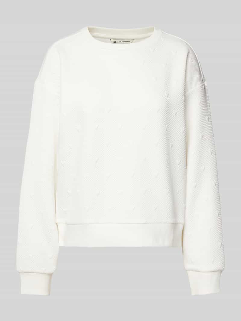 Tom Tailor Denim Regular fit sweatshirt met viscose
