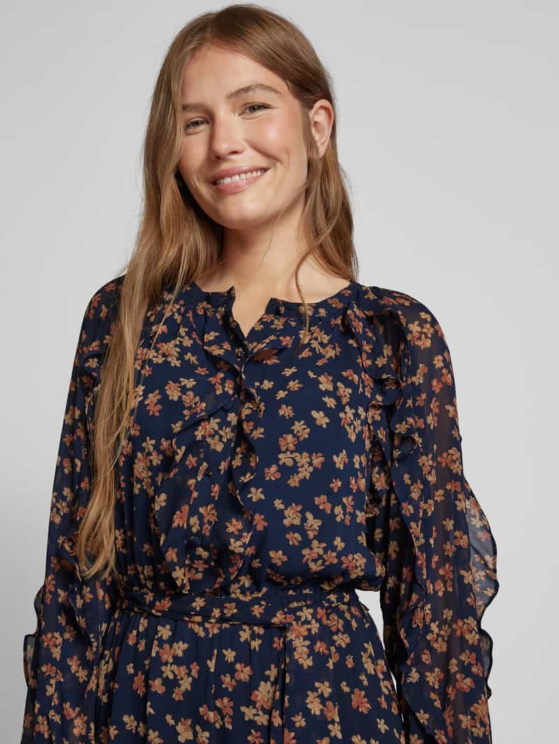 Lauren Ralph Lauren Midi-jurk met volants model 'CHEMERIN'