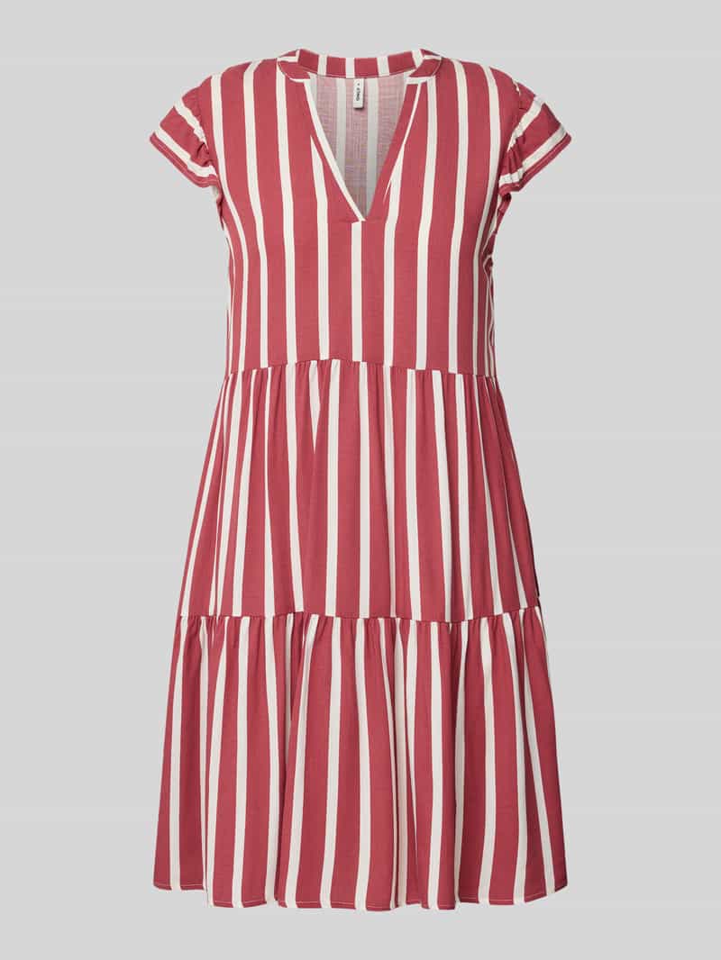 Only Jurk in A-lijn van pure viscose model 'PRIME'