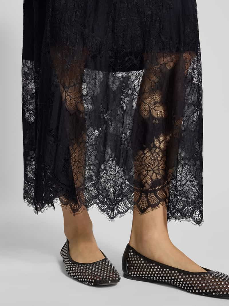 Gina Tricot Maxirok van kant met elastische band