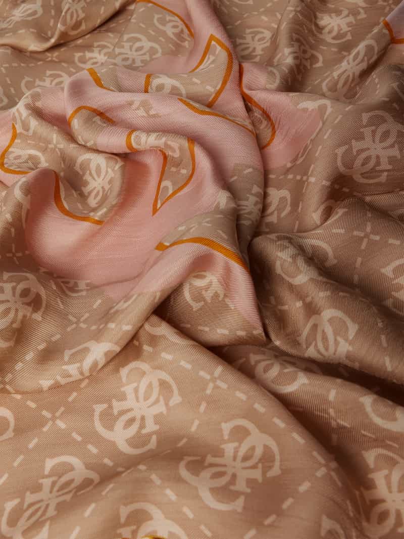 Guess Sjaal van viscose met labeldetail model 'FOULARD'