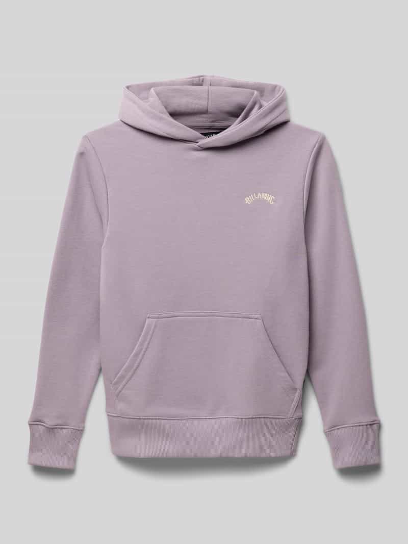 Billabong Hoodie met kangoeroezak en labelstitching