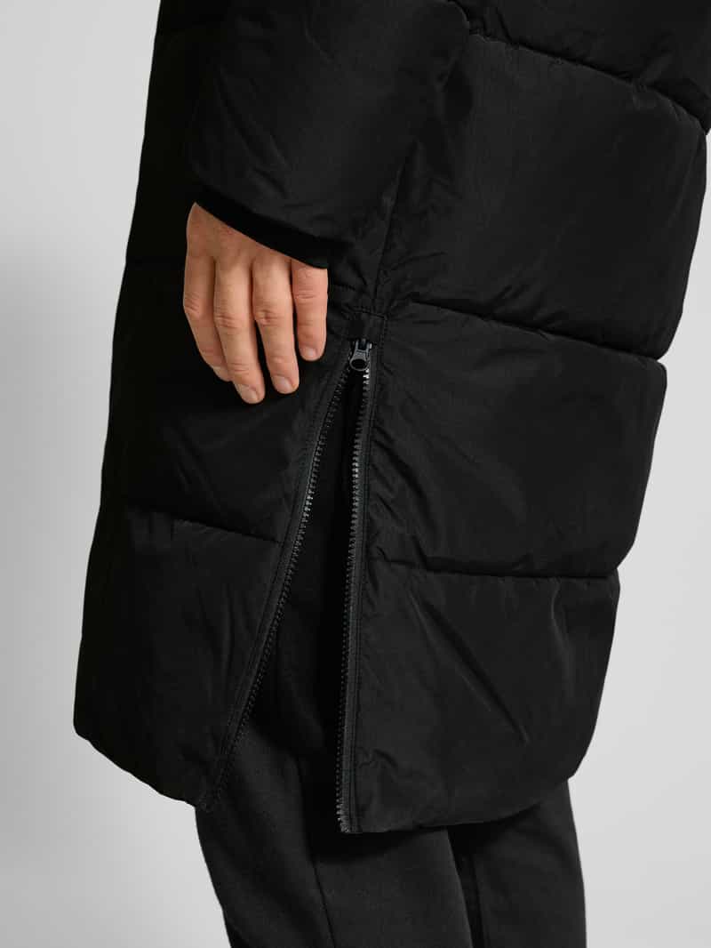 icepeak Gewatteerde lange jas met capuchon en steekzakken model 'ARDEK'