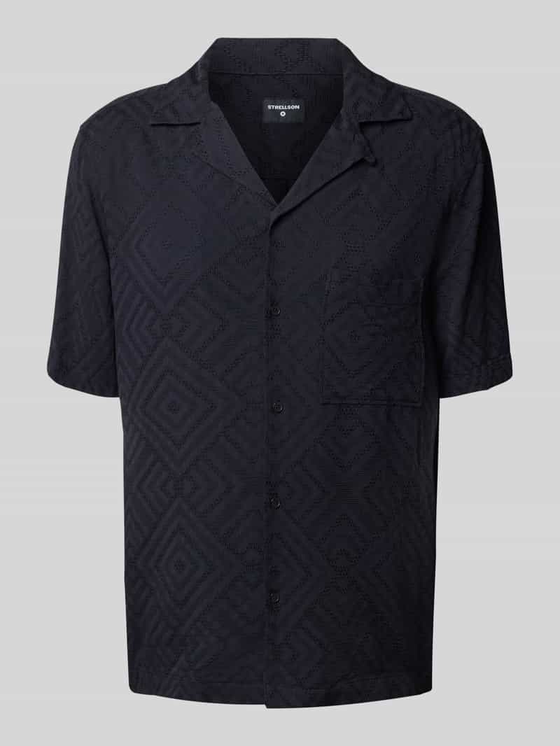 Strellson Regular fit vrijetijdsoverhemd van een mix van viscose en katoen model 'CISCO'