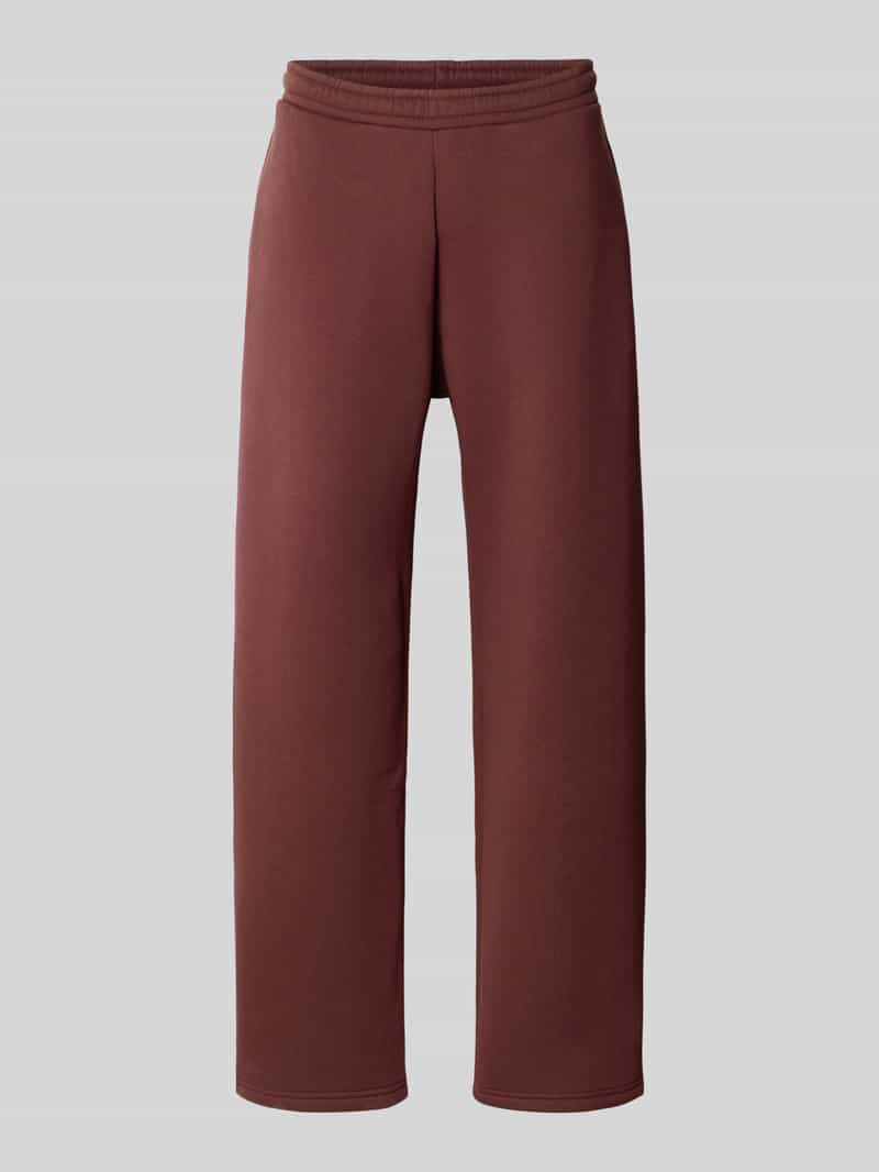 Sweatpants met elastische tailleband en achterzak