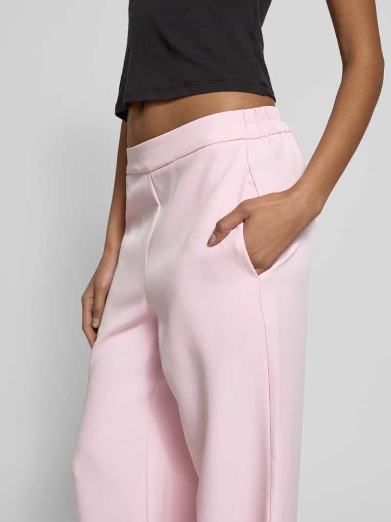 Pieces Loose fit pantalon met gedeeltelijk elastische tailleband model 'BOZZY'