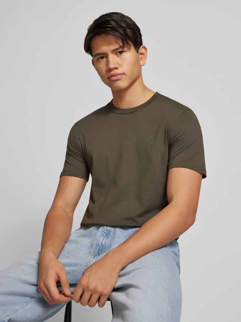 Replay T-shirt met labeldetail