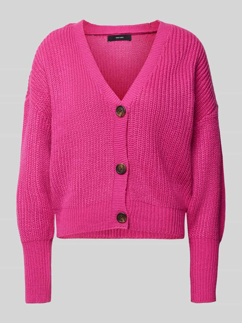 Vero Moda Regular fit gebreid jack met ballonmouwen model 'LEA'