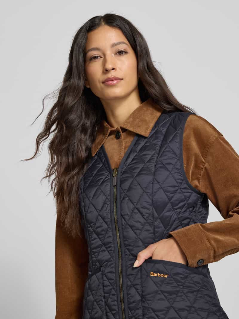 Barbour Shaped fit bodywarmer met labelstitching model 'BETTY'