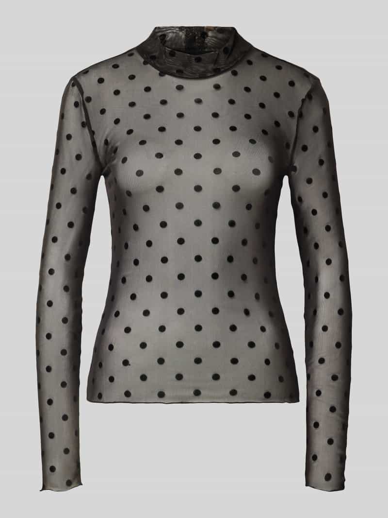 Slim fit shirt met lange mouwen met all-over motief model 'JESHI'