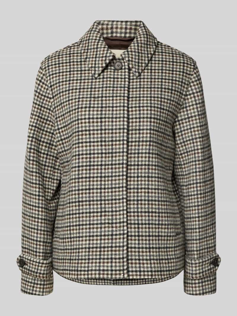 Gant Regular fit jack van katoenmix model 'Checked'