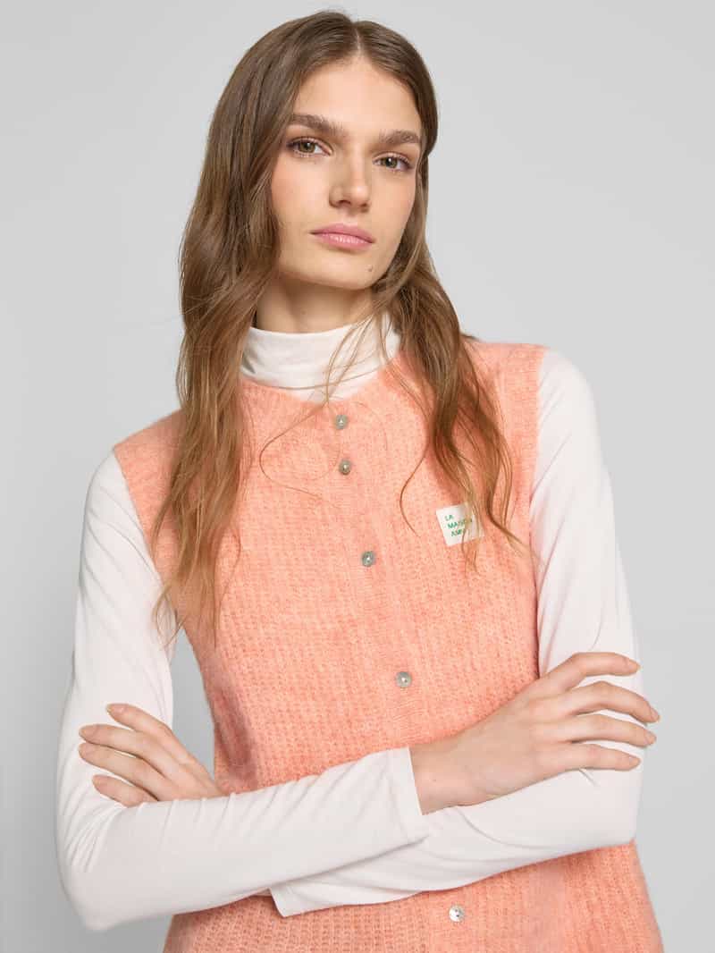 American vintage Gilet in gebreide look