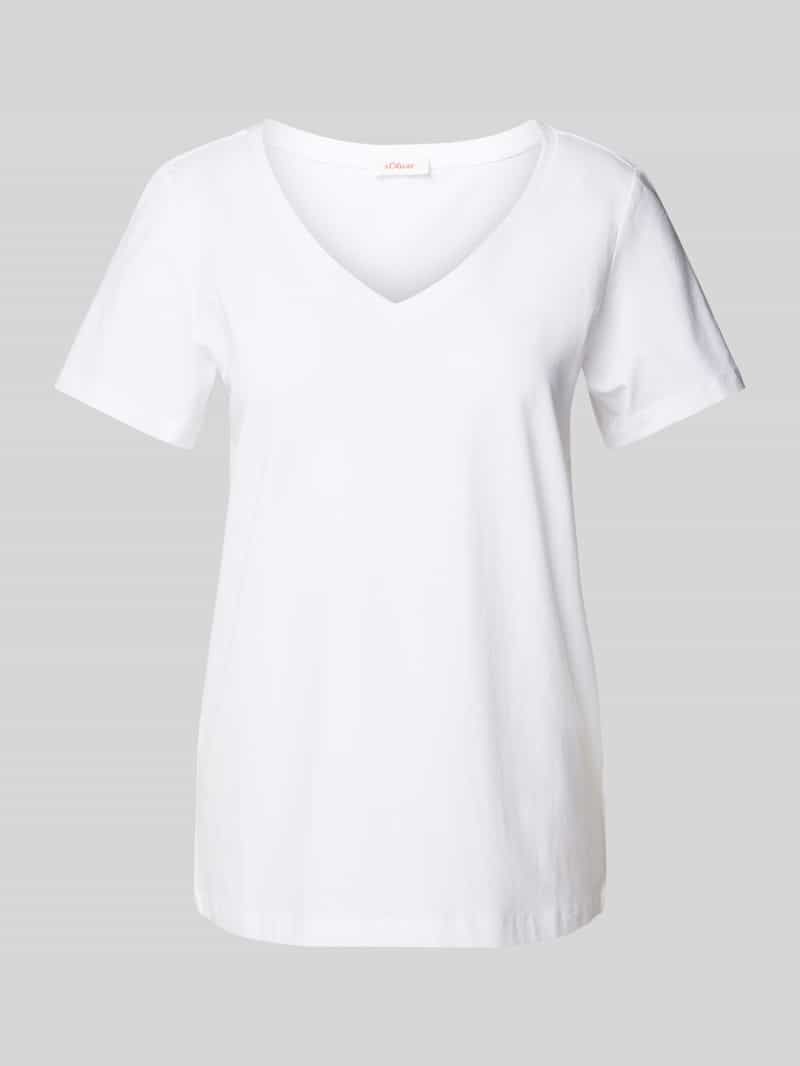 s.Oliver RED LABEL T-shirt met V-hals