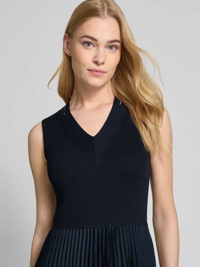 Boss Midi-jurk met plissévouwen model 'Farara'