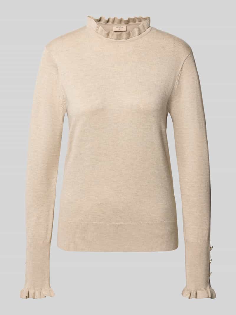 FREE QUENT Regular fit shirt met lange mouwen van viscosemix model 'Katie'