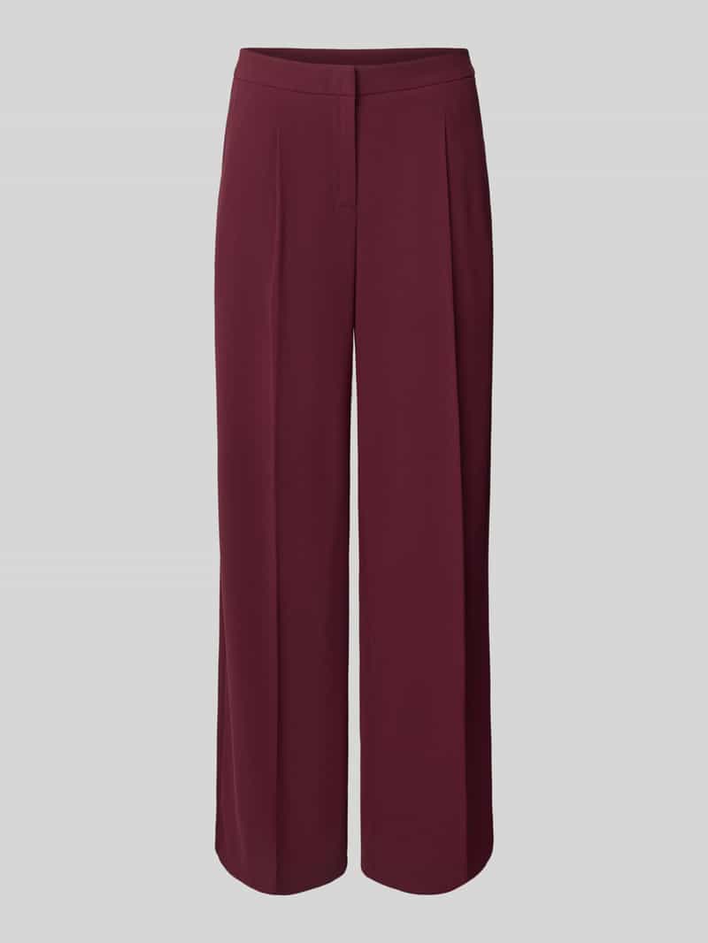 Selected Femme Loose fit bandplooibroek met steekzakken opzij model 'TINNI'