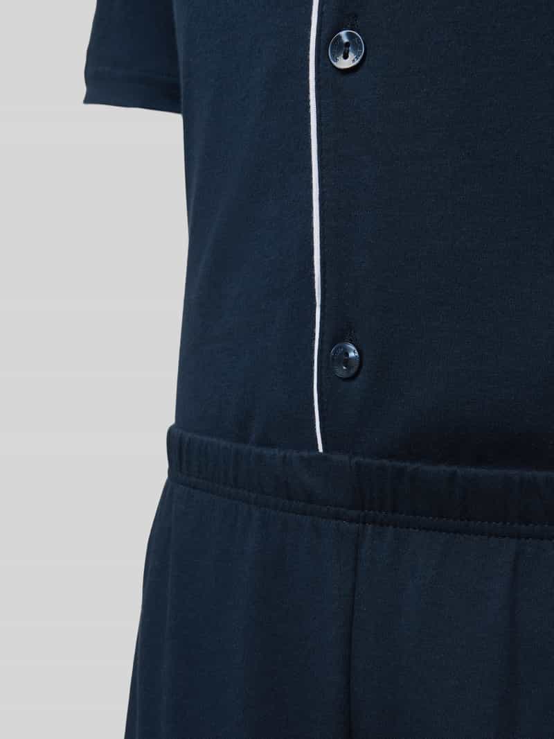 Schiesser Pyjama met reverskraag